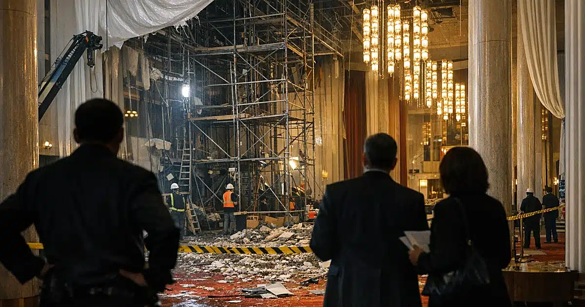 Featured image for: Kennedy Center ceiling collapse renews debate over $250 million Trump-backed renovation