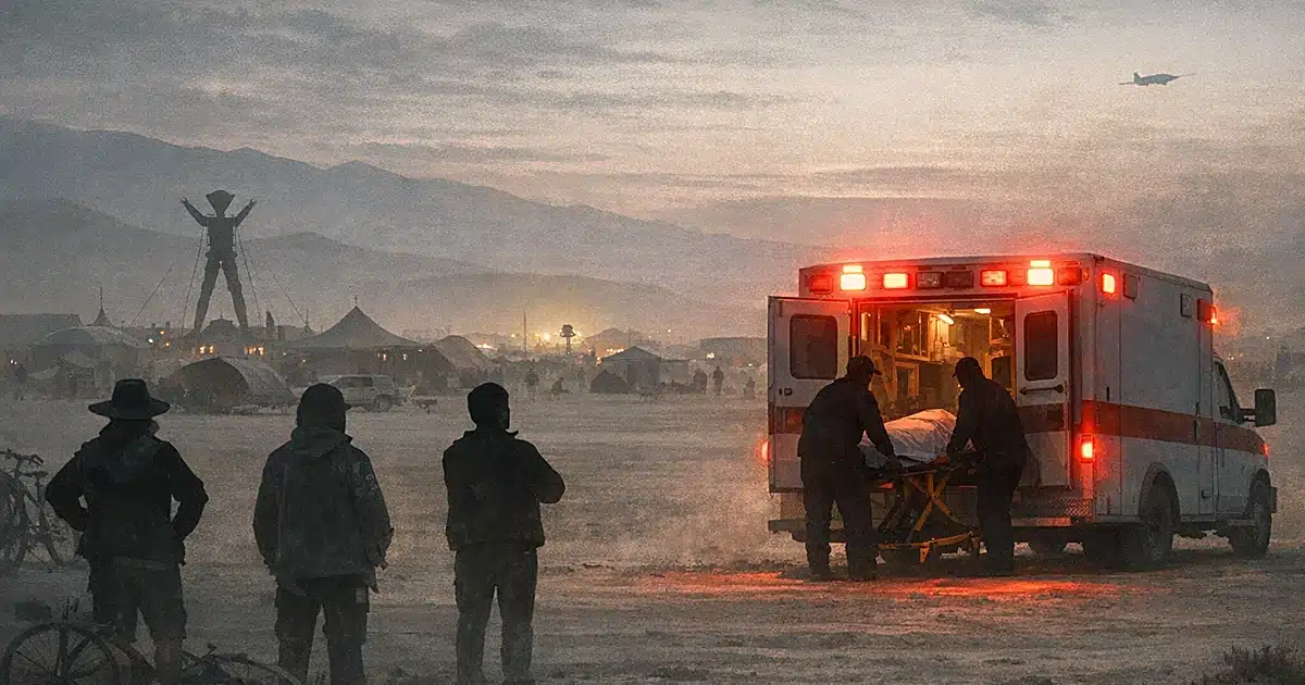 Featured image for: Officials report third attendee death at Burning Man festival